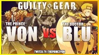 GGST ThePrinceVon (Leo) vs TheDoctorBlu (Millia) FT5 Gameplay