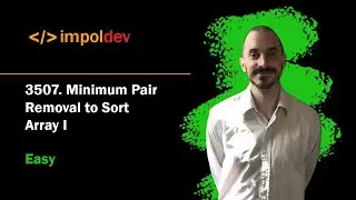 Minimum Pair Removal to Sort Array I | LeetCode 3507 - Python
