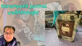 ✨ Steampunk Junk Journal Walkthrough | Vintage Ephemera, Gears & Grunge ✨ SOLD THANK YOU