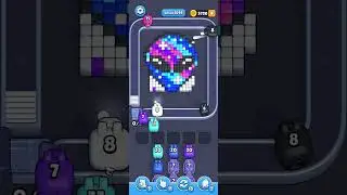 Pixel Flow - Level 1095 | Alien #pixelflow #games #pixelextended #gaming #gameplay #puzzle