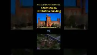 [EP6] Smithsonian Institution Building &ndash; Game vs Reality | Red Alert 2 #shorts
