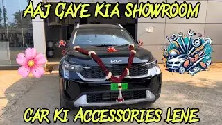 Going To Kia Car Showroom For Accessories❤️✨#kia #kiasonet #accessories #trending #kiacars #showroom
