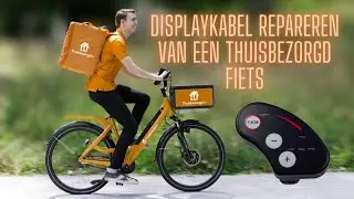 Displaykabel repareren van een thuisbezorgd fiets (complete uitleg)