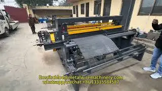 Fully automatic crimped wire mesh machine for 0.5-2.5mm