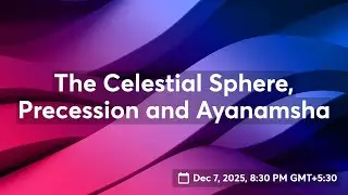 The Celestial Sphere, Precession and Ayanamsha