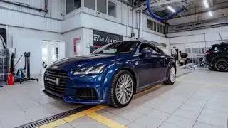 Разгон Audi TT 2.0t 8S Mk1  0-100 км/ч Замер скорости до и после чип-тюнинга