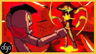 Soto Vs Alizarin The Minigun Wizard (by TheRecruitBoi)