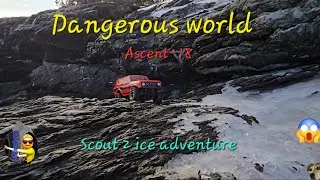 Redcat Ascent-18 Scout vs icy ledges 😲 😱 