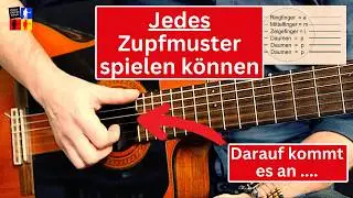 Jedes Zupfmuster sicher spielen können | Fingerpicking