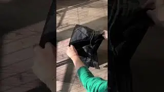 The baggu spring collection - nylon shoulder bag in black #baggu #shoulderbag #unboxing