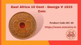 East Africa 10 Cent - George V 1933 Coin