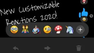 HOW TO GET NEW MESSENGER CUSTOMIZABLE REACTIONS 2020!