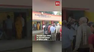 Bihar elections 2025: People cast votes in second phase of Bihar polls #biharelection2025