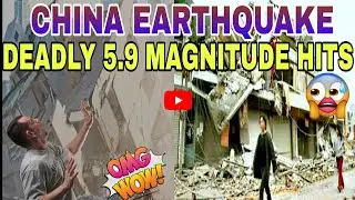 China earthquake today | strong magnitude hits today | Sichuan | earthquake 2022 | weather today