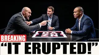 DAZN UNCUT: Tyson Fury vs Fabio Wardley ERUPTS in FIERY Face-to-Face Showdown
