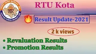 RTU RESULT Update 2021🔥 | RTU Kota