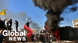 U.S. dispatches troops to Baghdad embassy after attack