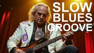 Blues Beneath the Velvet Veil - Heartfelt Groove Blues, Melancholic & Deep Blues #bluesmusic