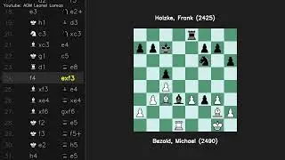 Kings Indian Attack Bezold Michael 2490 vs Holzke Frank 2425