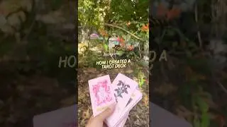Tarot Deck Creation BTS #bts #tarotcaards #tarotdeck #oracledeckreview #oraclecards #tarot