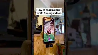 How to read a script while recording videos | Use a teleprompter while filming on your phone