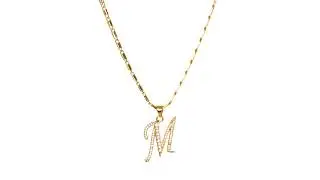Iced Out Letter Pendant Necklace DIY Your Personalized Alphabet Set New arrvals (2018)