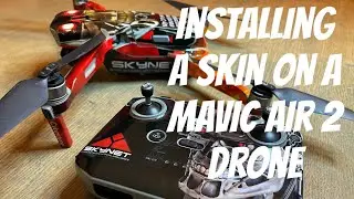 Нанесение скина на дрон Mavic Air 2 — куплено у Decal Girl