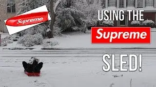 USING THE SUPREME SLED!! - SLEDDING TEST & REVIEW!