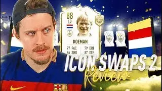 THE CRAZIEST ICON SWAPS CARD?! 88 ICON SWAPS KOEMAN PLAYER REVIEW! FIFA 20 Ultimate Team