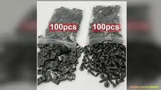 Self Tapping Screws Metal Fastener Clip for Car Motorcycle UType Clip with Screw Antirust