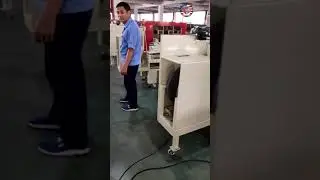 Testing video of automatic PP strap belt packing sealing packing machine strapping packing equipment