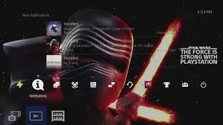Lego Star Wars The Force Awaken Free Static PS4 Theme