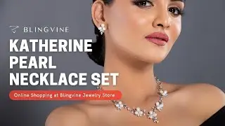 Katherine Pearl Necklace Set | Blingvine Fashion Jewelry