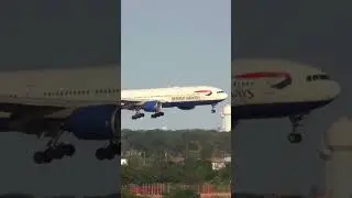 British Airways B777-200ER Landing on JFK's 22L #shorts