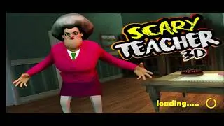 Scary teacher 3d game cake candle blow 