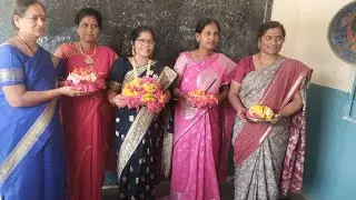 Bathukamma Celebrations | MPUPS Nandigama | 2025 Bathukamma | UPS Nandigama 