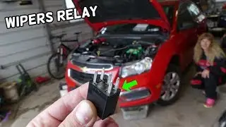 CHEVROLET CRUZE WINDSHIELD WIPERS RELAY LOCATION REPLACEMENT. WIPERS NOT WORKING