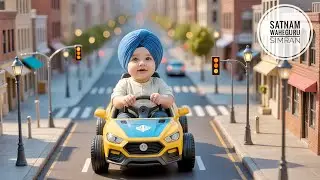 Satnam Waheguru (ਸਤਿਨਾਮ ਵਾਹਿਗੁਰੂ) Simran for Babies, Kids & All Ages | Peaceful & Calm Gurbani Music