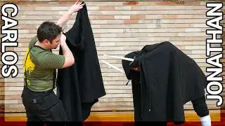 Sword and cape - HEMA sparring - Carlos VS Jonathan
