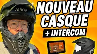 Nouveau casque AIROH Commander 2 & intercom Cardo FreeCom 4X | Essai en route