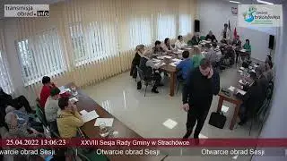 XXVIII Sesja Rady Rady Gminy w Strachówce