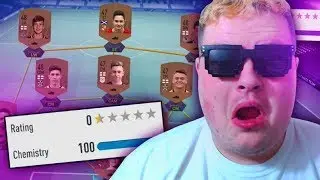 Using the LOWEST RATED team in fut champs on FIFA 19...