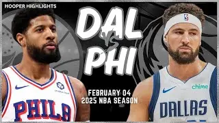 Dallas Mavericks vs Philadelphia 76ers Full Game Highlights | Feb 4 | 2025 NBA Season