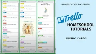 Учебные пособия по домашнему обучению в Trello: привязка карточек
