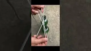 How to use the hand- protecting knot #practical knot #rope knot technique #experiment