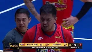 Rain or Shine&rsquo;s Beau Belga FRUSTRATED AFTER FOUL CALL in 2Q | PBA Season 50 Philippine Cup