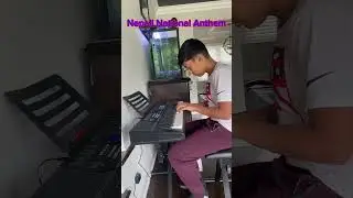Playing the Nepali National Anthem #piano #nepali #youtubeshorts