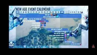 New age event calendar