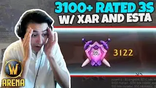 Pikaboo Procs Some 3100+ Rated 3s w/ Xaryu and Esta | WoW Arena