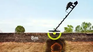 Ajax Segma with intelligent pulse induction system specialized in detecting gold to 8 meters depth